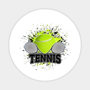 Tennis splatter Magnet
